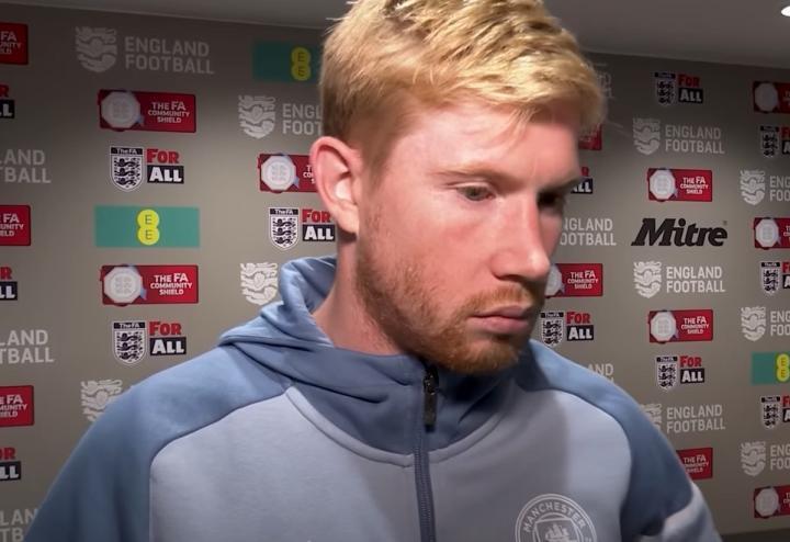 德布劳内：这种丢球我们一点办法也没有；阿森纳的新援很优秀