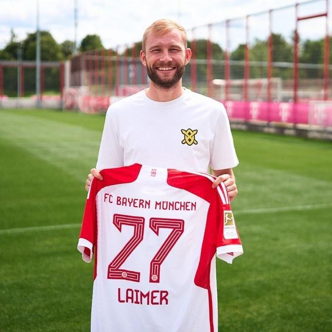 又一位奥地利27号，拜仁官方：莱默尔改穿27号球衣