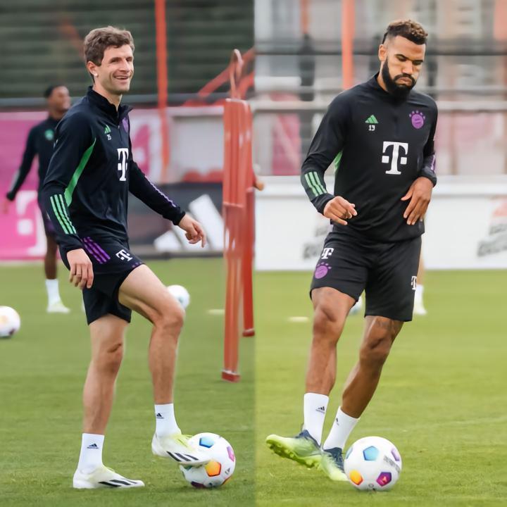 官方：托马斯-穆勒和舒波-莫廷再次参加了部分合练