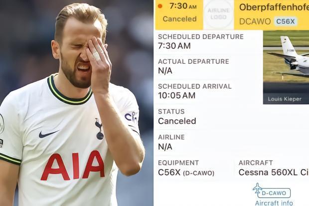 还能不能走了？太阳报：凯恩乘坐的私人飞机航班取消了