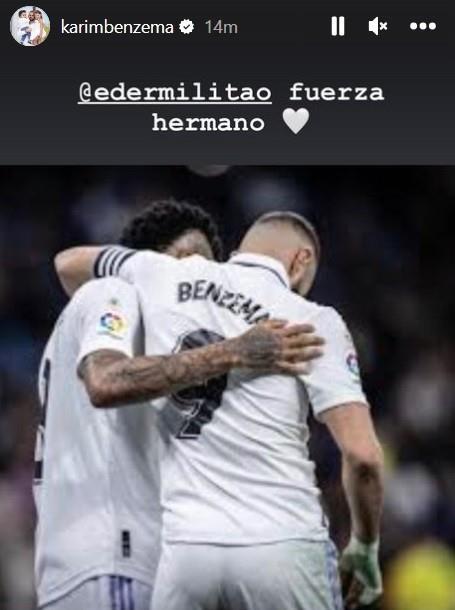 晒出昔日同框照，本泽马鼓励米利唐：手足之情