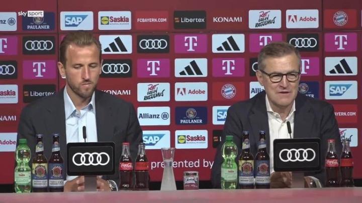 拜仁CEO：我们给凯恩花1亿欧很合理；曾经确实担心过转会破裂