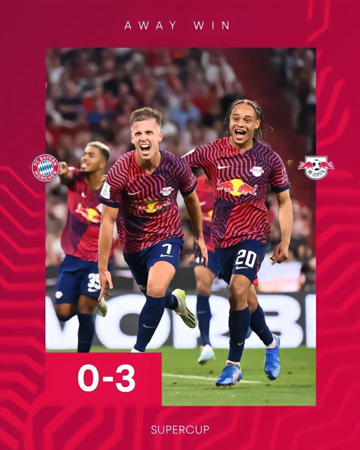 客胜拜仁，莱比锡队史第3次取8连胜，追平队史最长连胜纪录