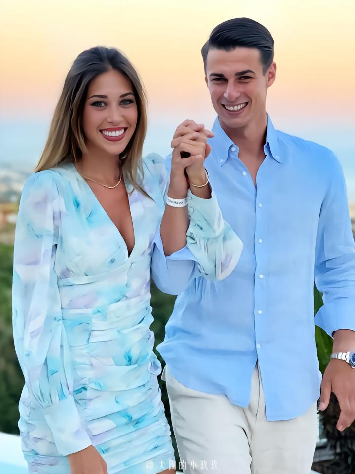 皇马新门神凯帕的老婆是前西班牙环球小姐在去年夏天