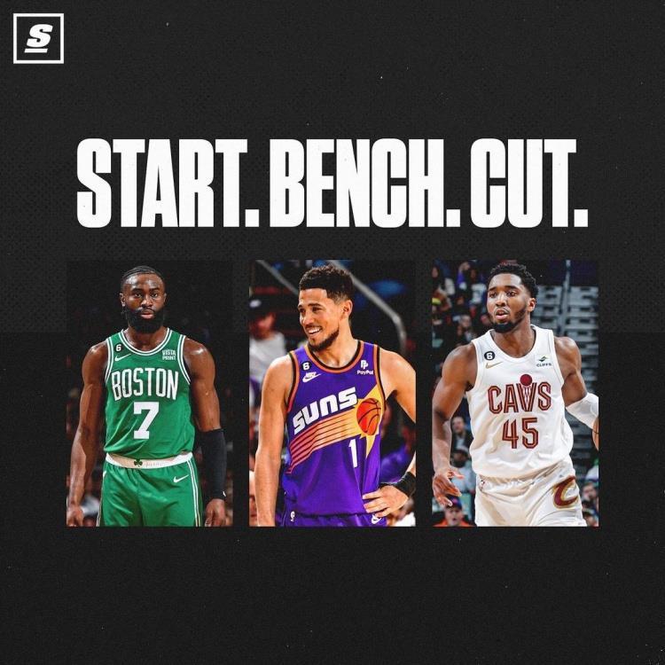 杰伦-布朗/布克/米切尔 首发替补裁一个你会怎么选？