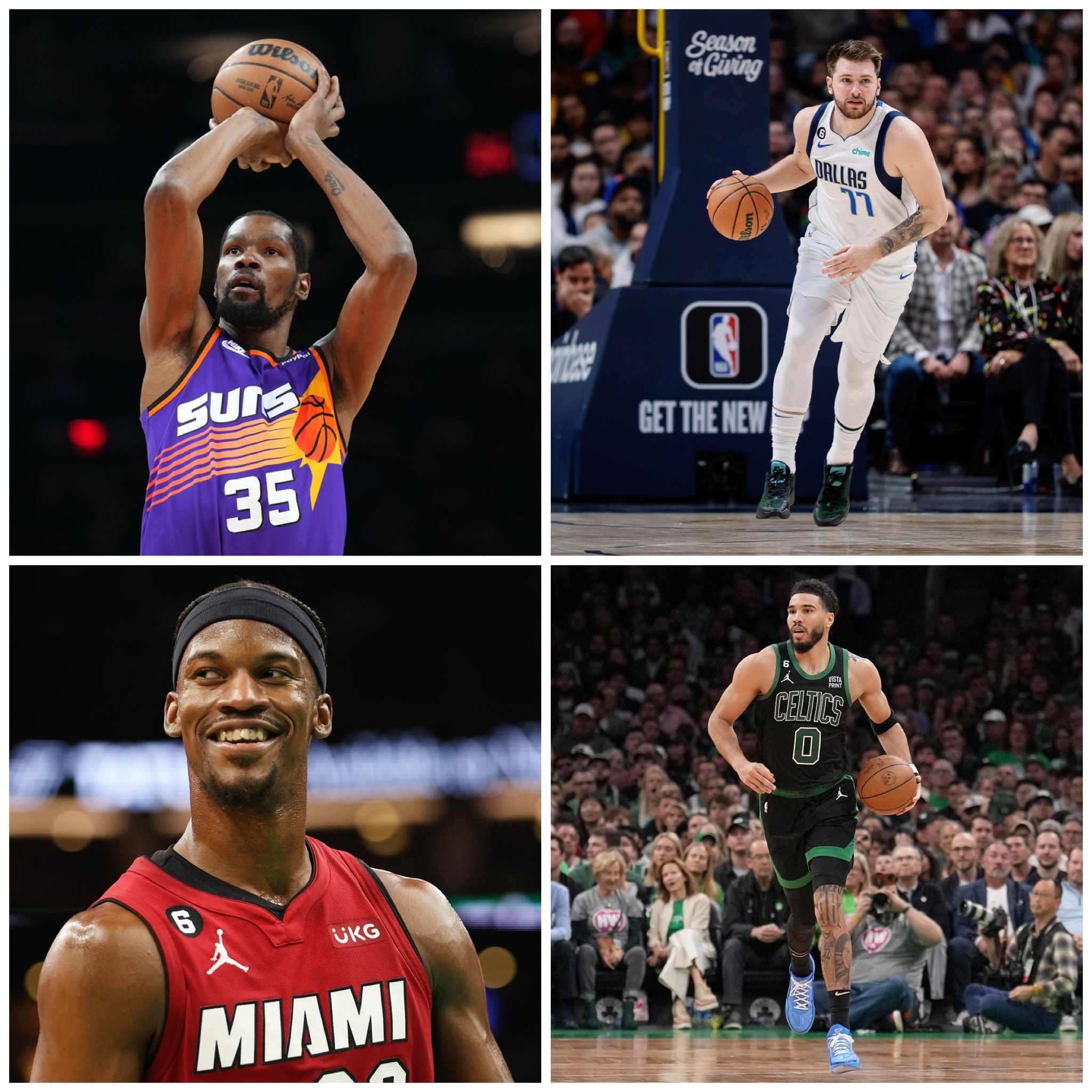 杜兰特、东契奇、巴特勒、塔图姆 客场抢七你会选谁Carry？