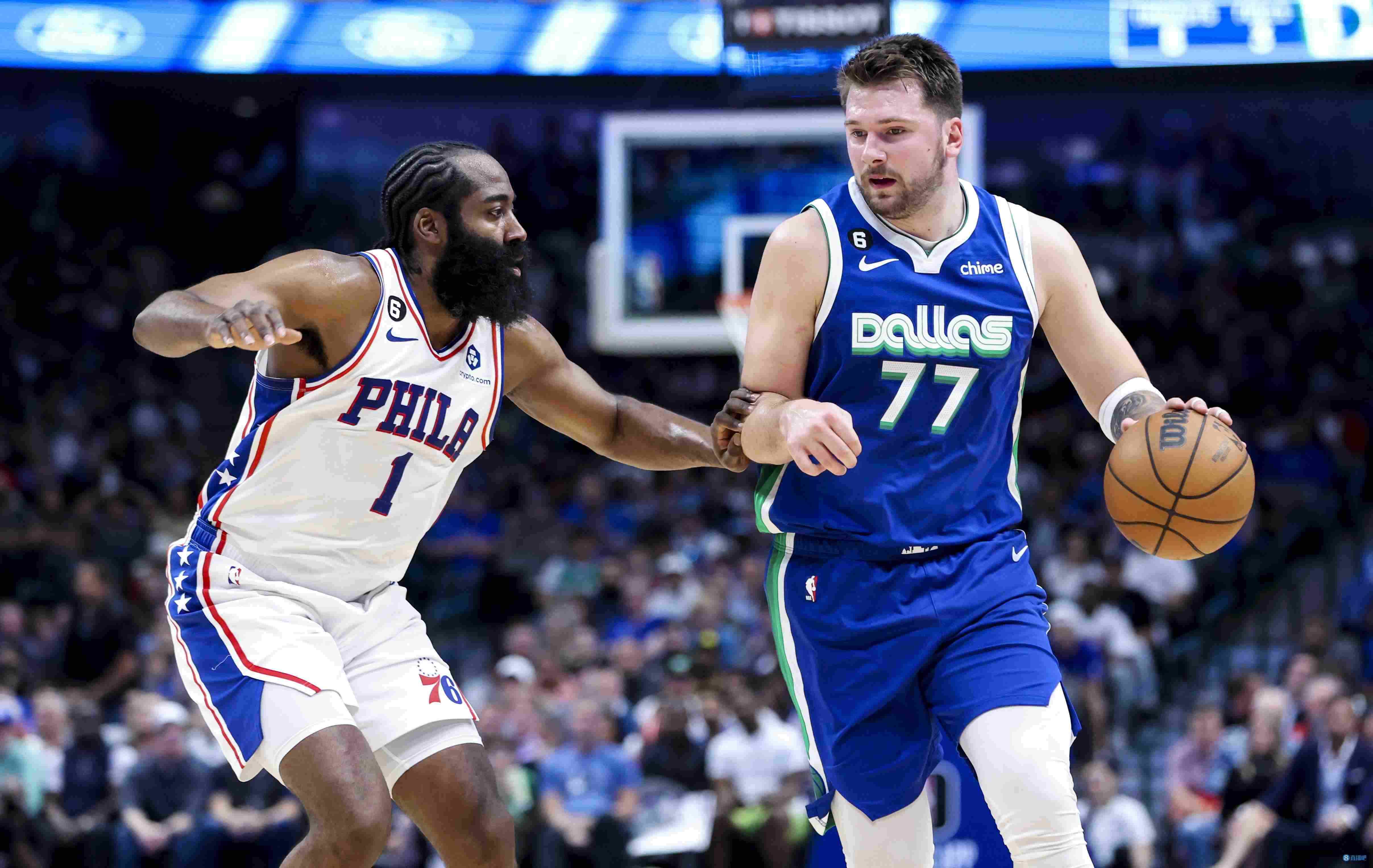 近5年40 三双次数：哈登8次第一 东契奇&约基奇分列二三 威少第四