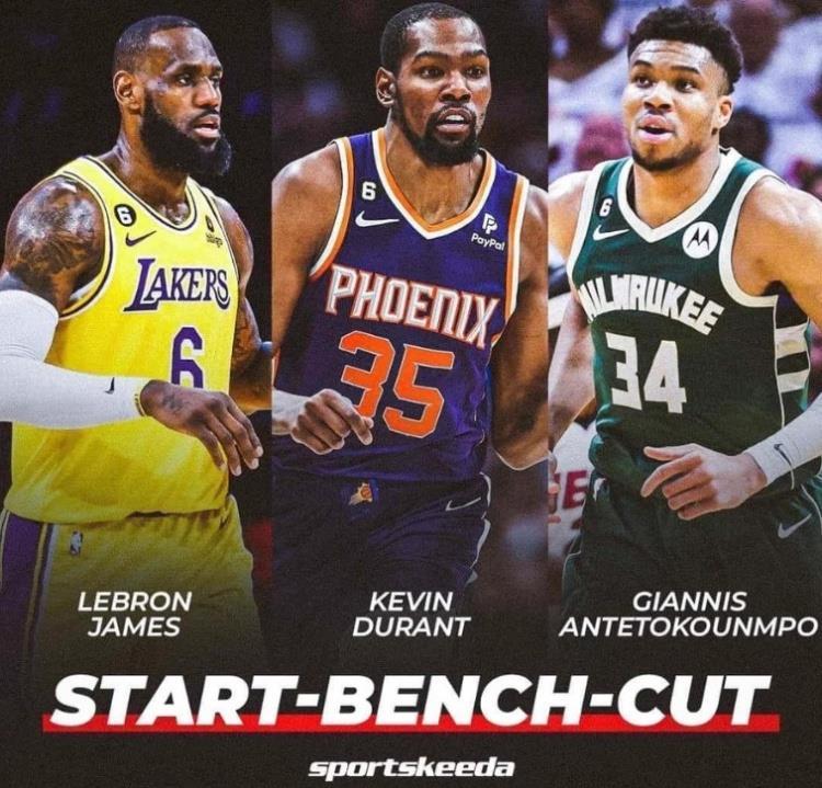 詹姆斯/杜兰特/字母哥 首发替补裁一个你会怎么选？