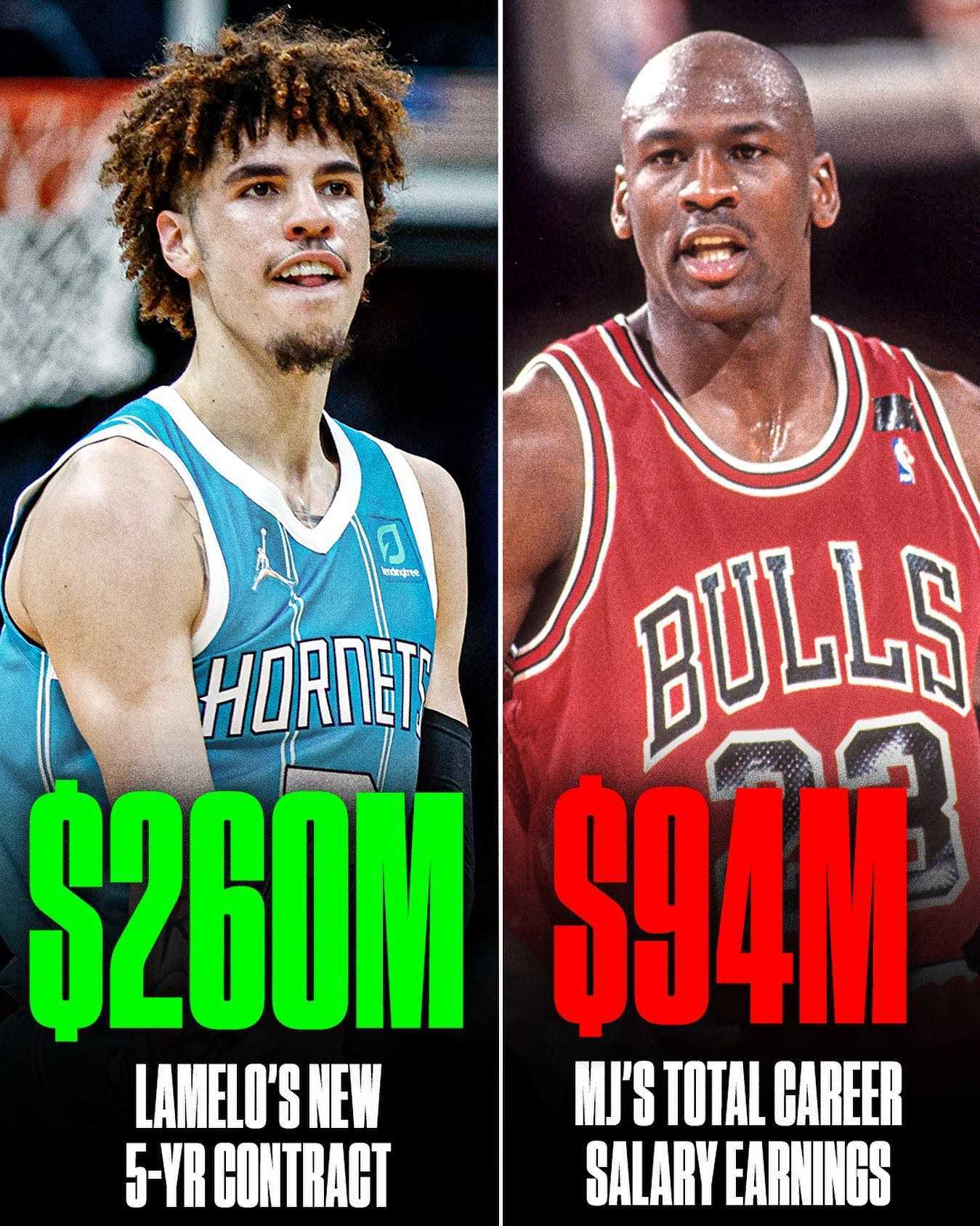 时代不同！美媒：三球的新五年合同比乔丹整个NBA生涯工资还要高