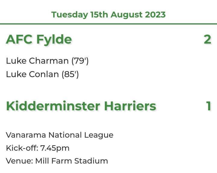 英国联：菲尔德2-1基德明斯特，菲利普斯破门难救