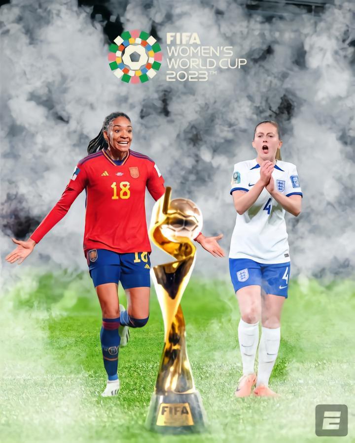 女足世界杯决赛对阵：8月20日18点西班牙女足vs英格兰女足