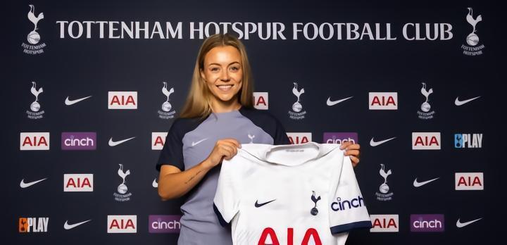 官方：热刺女足签下芬兰国脚奥尔加-阿赫蒂宁