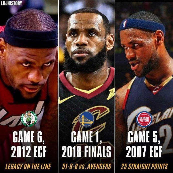 美媒发问：勒布朗的哪个季后赛时刻让你印象最深？