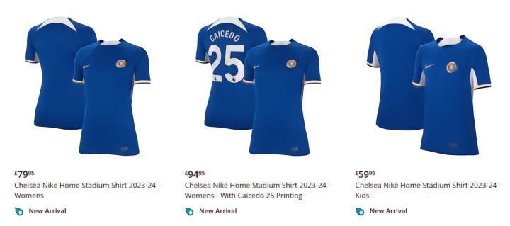 光板球衣，切尔西官方上架无胸前广告版球衣