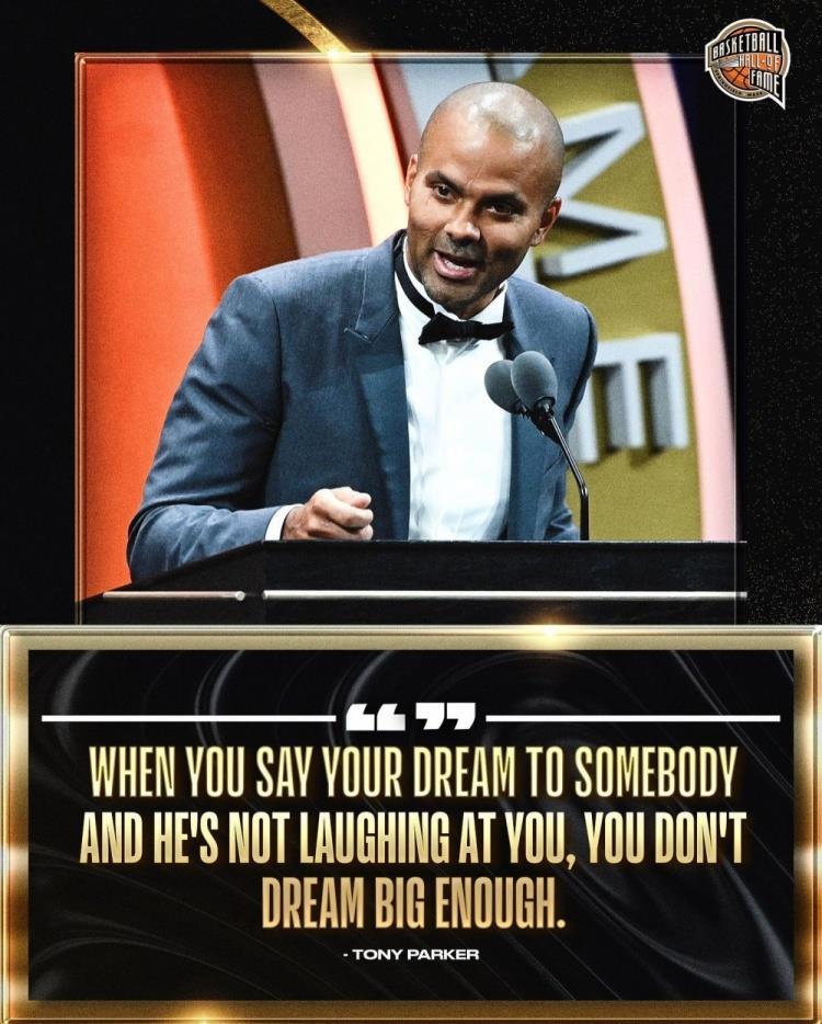 帕克：如果你说出你的梦想但没有被嘲笑 那你的梦想还不够大