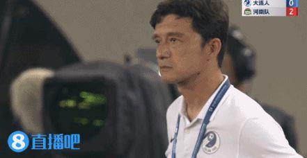 黄紫昌补射破门河南三球领先，大连人防守群目送，谢晖场边无语……