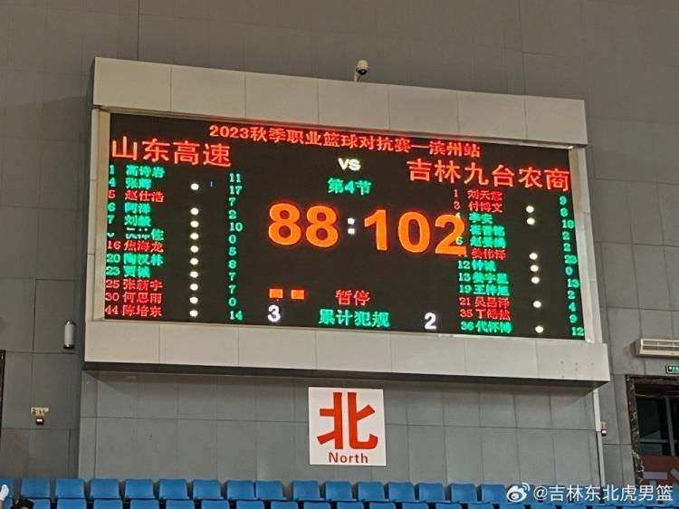热身赛-吉林击败山东 姜伟泽23分 高诗岩11分&陈培东14分