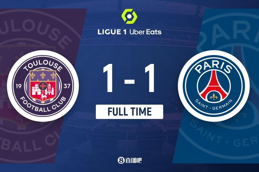 足球比分_法甲-姆巴佩赛季首秀造点 点射 巴黎1-1图卢兹开季两连平