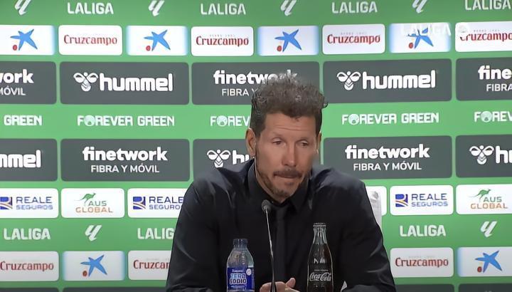 西蒙尼：可能突然来一名富翁，带走我们今天首发的2、3名球员