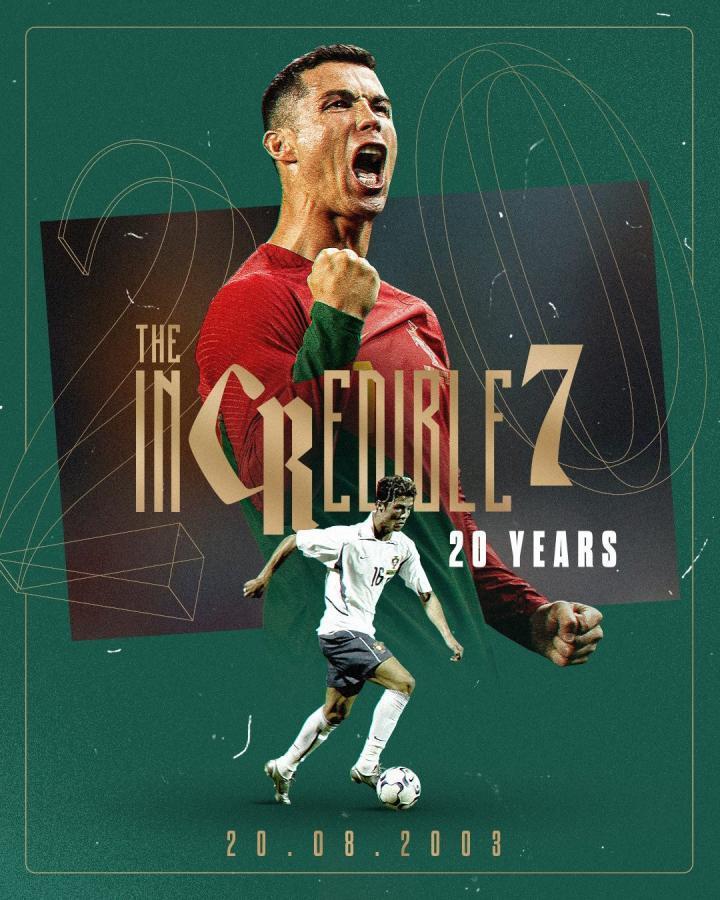 C罗国家队首秀20周年，葡足协主席：这20年的意义远不止于此