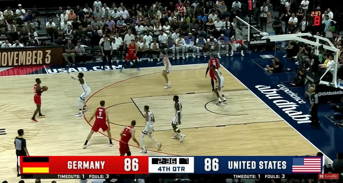 美国男篮今日决胜阵容：里夫斯在列 英格拉姆和布伦森不在