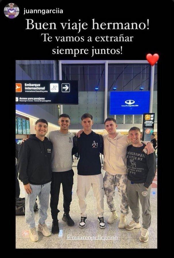 佩莱格里诺社媒确认：人在机场，准备飞往米兰城加盟AC米兰