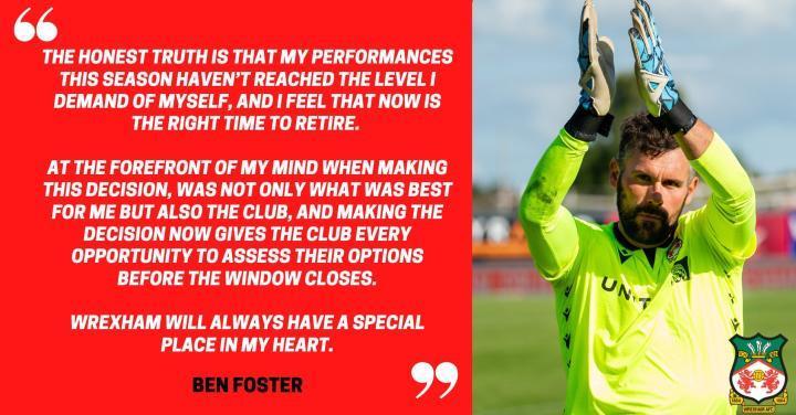 【官宣】本福斯特宣布第二次结束他的职业生涯。大本