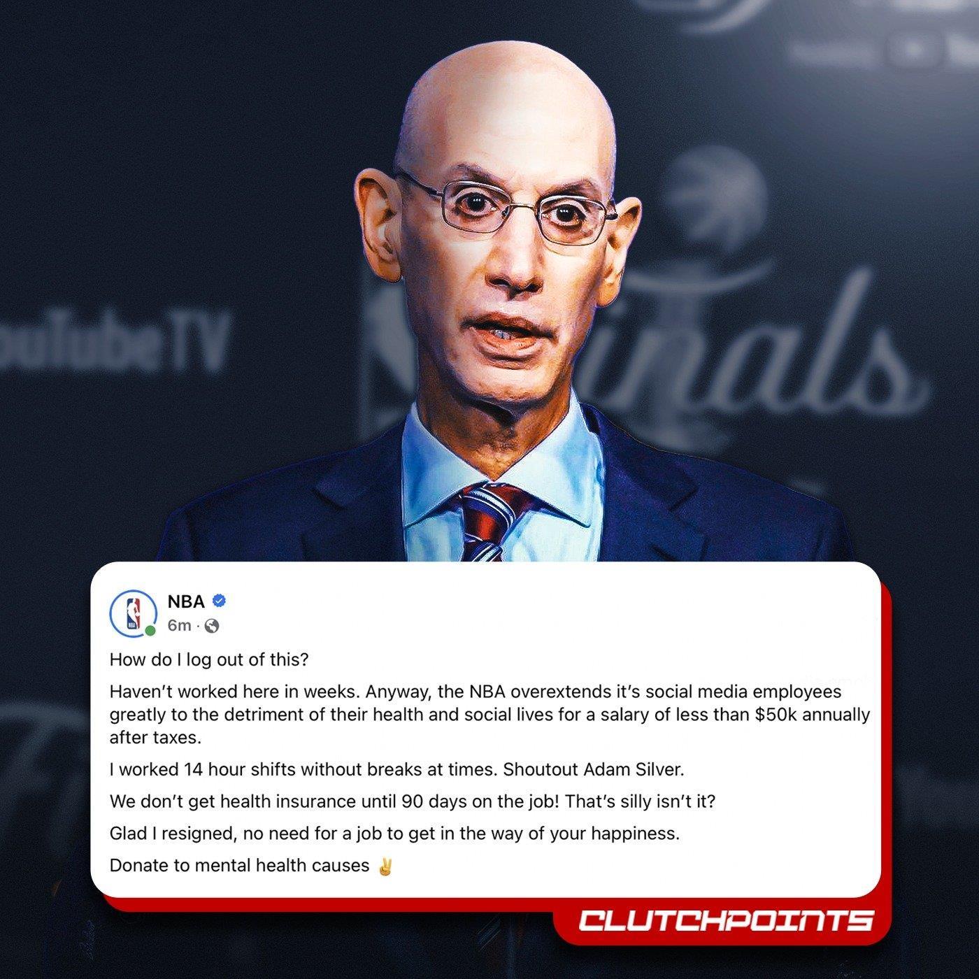 键盘侠|前NBA账号运营抱怨税后5万美刀年薪 北美社畜集体破防