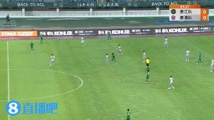 半场-莱昂纳多造险穆谢奎屡失良机 浙江0-0泰港