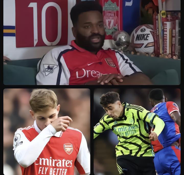 著名英超名将、阿森纳死忠球迷达伦-本特和广大球迷