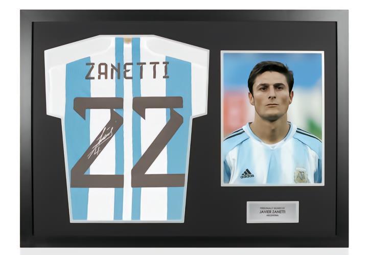 A1 Sporting上架阿根廷传奇球星萨内蒂签名球衣