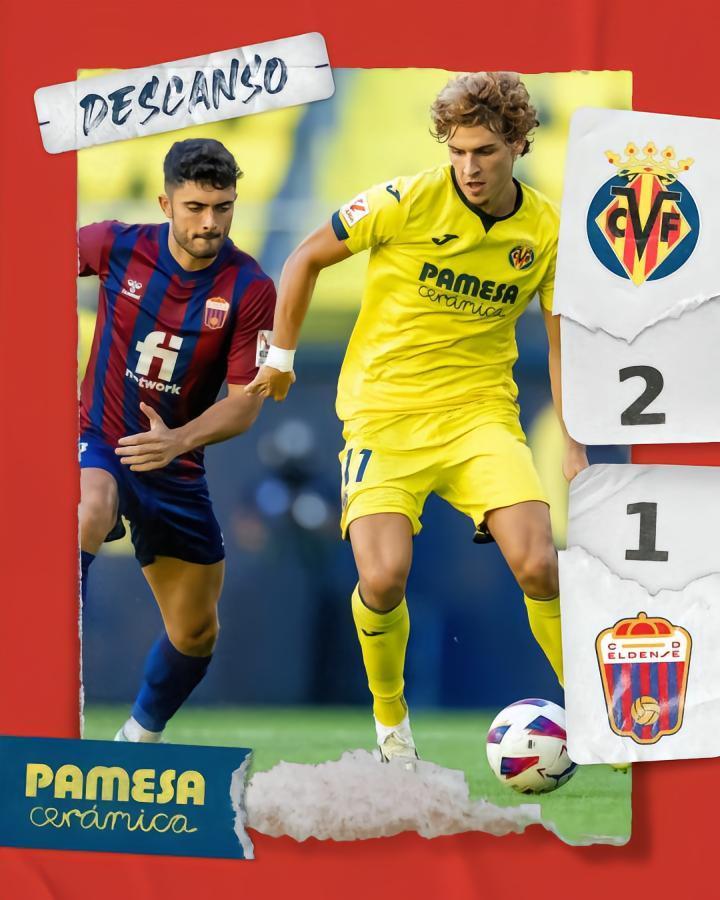 西乙第2轮：比利亚雷亚尔B队3-1埃尔登塞（补档）