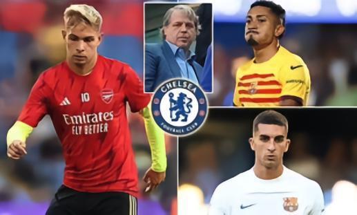 邮报：切尔西正在考虑引进史密斯-罗、拉菲尼亚、费兰-托雷斯