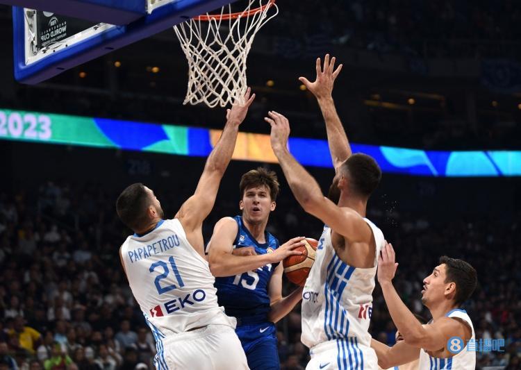 小组赛-里夫斯15 5 6 美国全员都有得分&轻取希腊 喜提2连胜