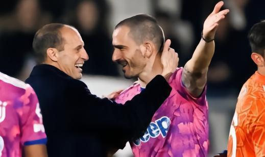 阿莱格里：今年2月就告诉博努奇需要离开；他留在尤文历史中