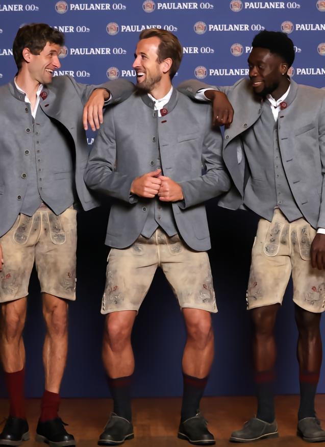 穿上皮裤、拿着啤酒的凯恩，成为了拜仁真正的球星