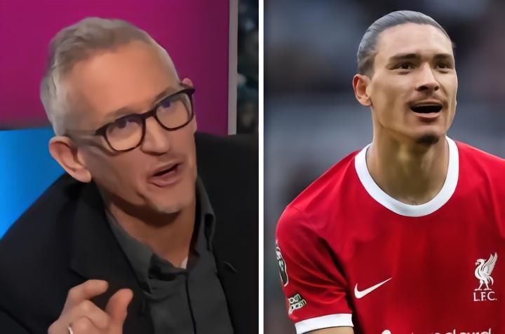 莱因克尔：努涅斯在错失机会中成长，有希望成为英超金靴