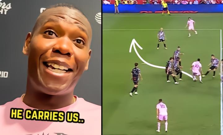 迈阿密国际后卫：外界说是梅西carry我们球队，这并非不尊重