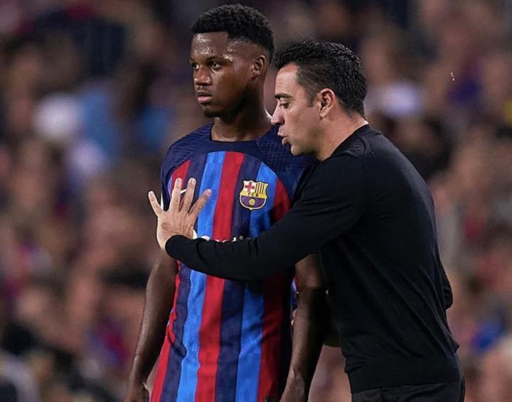 每体：法蒂主动联系教练申请离队，哈维祝他好运未来再见