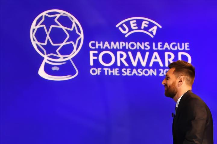 自2009年以来，梅西欧足联年度最佳球员排名20