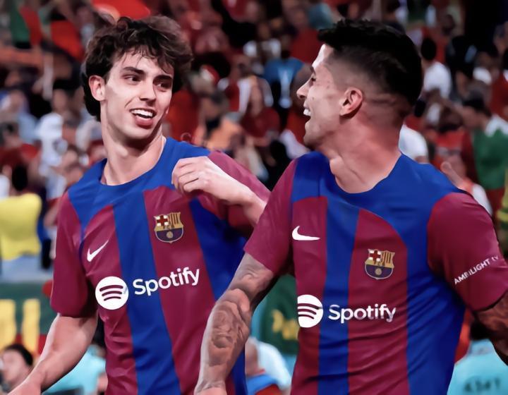 记者：门德斯为坎塞洛和菲利克斯在巴塞罗那酒店开了7间房