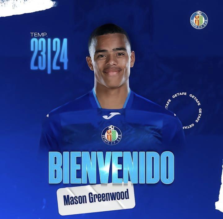 西甲赫塔菲租借曼联前锋格林伍德，为期一个赛季原本