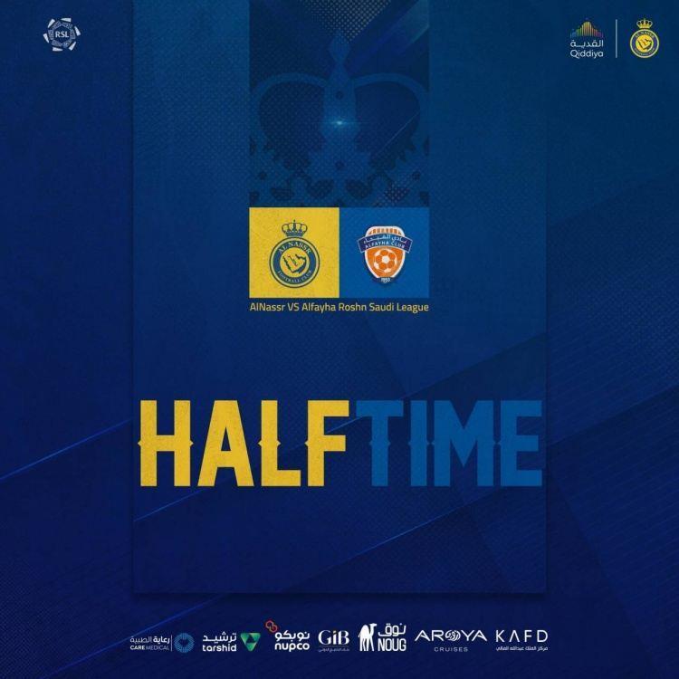 半场-利雅得胜利0-0费哈 塔利斯卡头球造险加里卜中柱