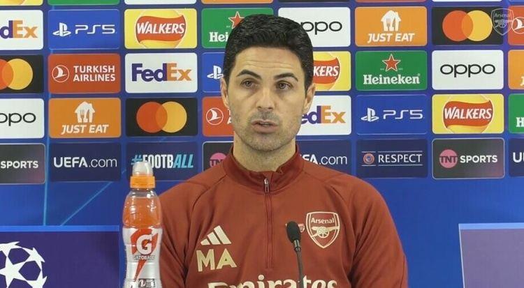 阿尔特塔：热苏斯不会出战塞维利亚 希望球员在欧战稳定拿出表现