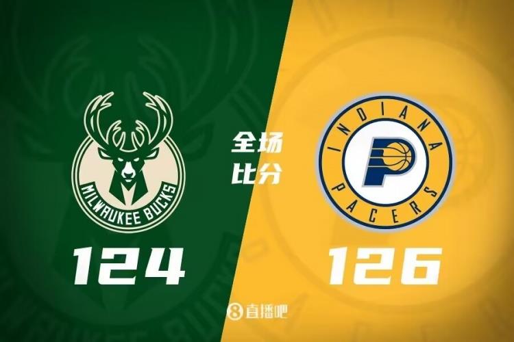 字母哥25中19空砍54 12 哈利伯顿29 10 雄鹿逆转步行者失败