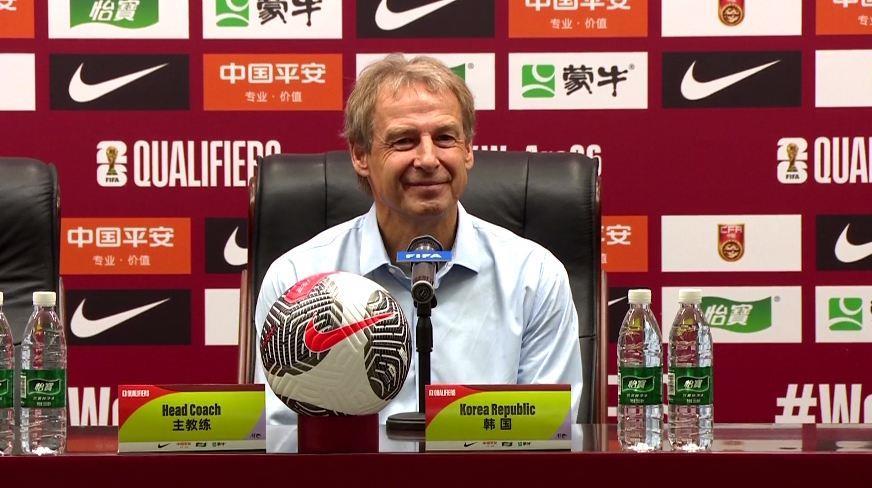 克林斯曼完整赛后：目标直通世界杯&亚洲杯夺冠 这是一场艰难比赛