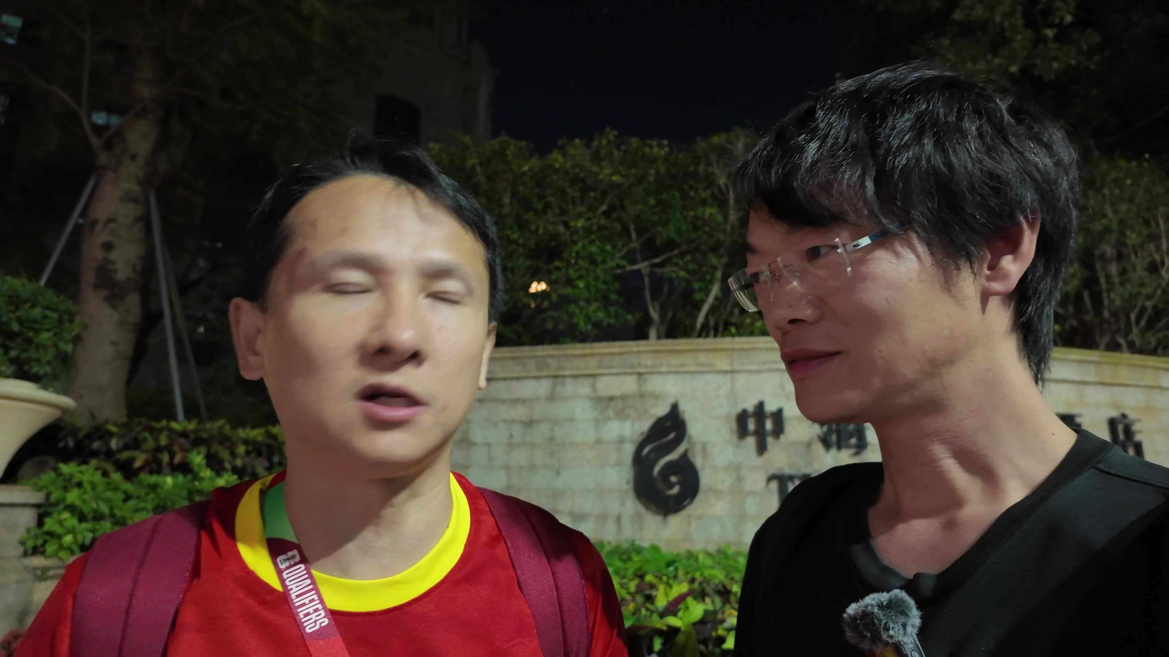 退钱哥：比分反映了中国队和韩国队差距 我认为小组出线问题不大