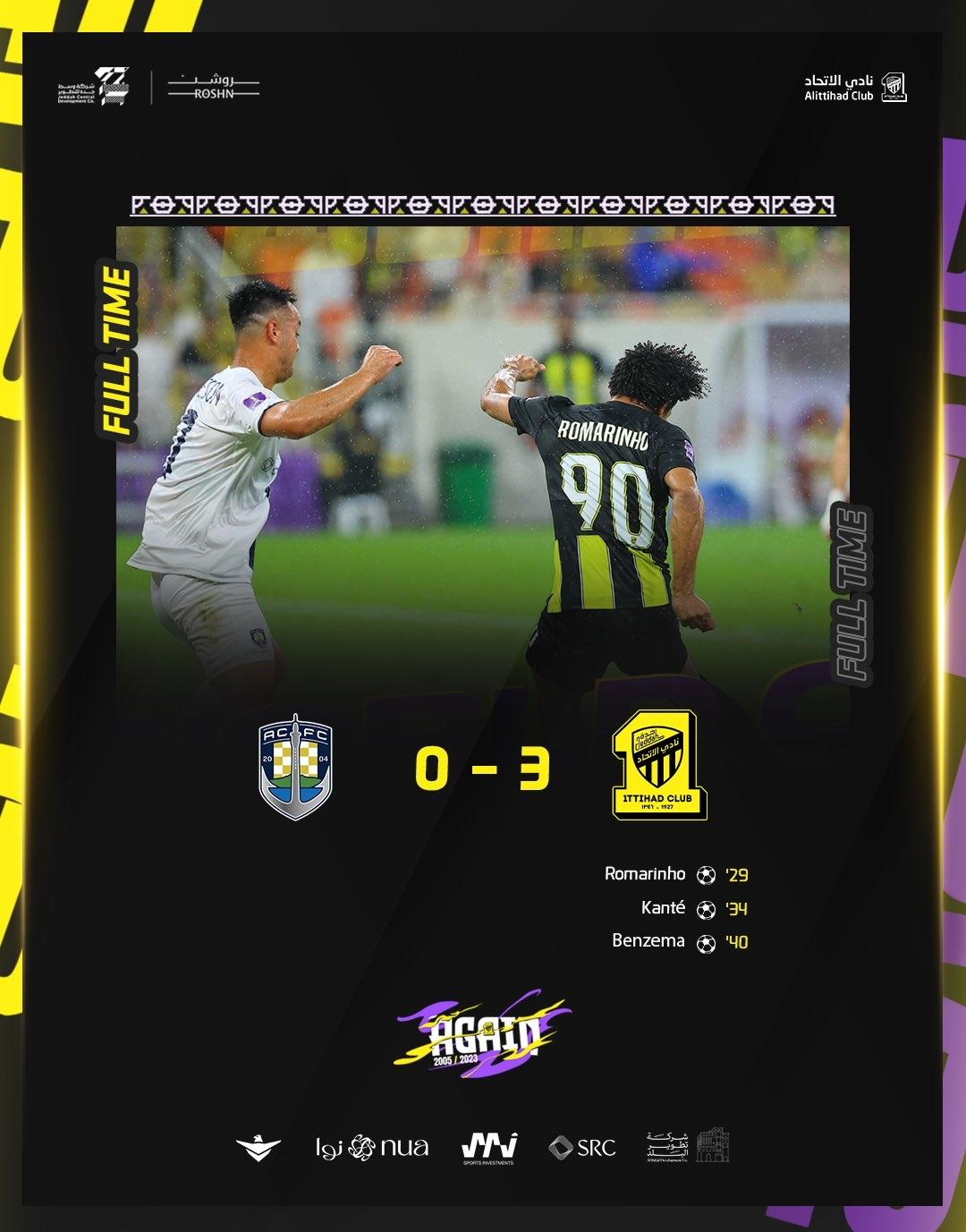 足球比分_世俱杯-坎特凌空斩本泽马破门 吉达联合3-0奥克兰城