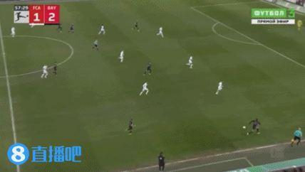 歪打正着！对方后卫乌龙助攻，凯恩后点补射空门得手，拜仁3-1领先