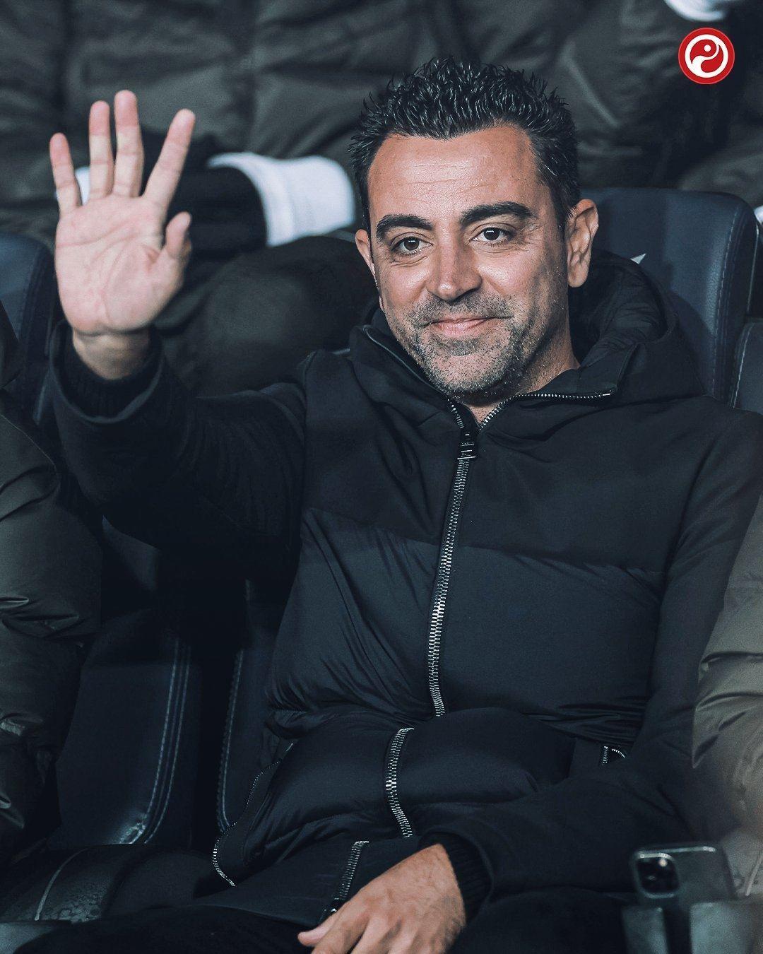 哈维任主帅以来，巴萨获积分为五大联赛第三，仅次曼城皇马